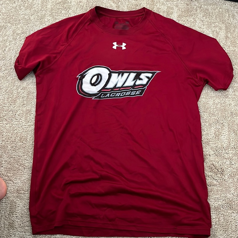 Temple University Owls Lacrosse t shirt
